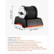 Charger l'image dans la visionneuse de galerie, Amocart Rock Tumbler Kit Rock Polishing Kit 4 Speed Settings 9-Day Polishing Timer Stone Polishing Kit Rock Polisher

