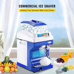 Amocart Commercial Ice Shaver Crusher 441LBS/H with 11LBS Hopper Electric Snow Cone Maker For Parties Events Snack Bar