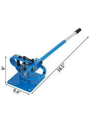 Charger l'image dans la visionneuse de galerie, Amocart Pipe Bender YP-9Manual Bench Steel Tube Bending Kit with 7Dies 1-3inMultifonction Compact Flat Bar Rod Brake Bends Tool
