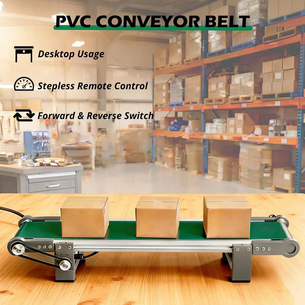 Customization 16*100cm Small Desktop Conveyor Belt Automatic Counter DIY Small Production Line Friction Experimental Device