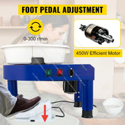 Load image into Gallery viewer, Professional 450W 14in/35cm Electric Clay Pottery Wheel for Adults and Kids for Household Use
