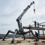 Customized Crawler Telescopic Boom Spider Crane with Hydraulic Remote Control，with Long Arm Fly Jib
