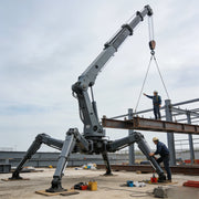 Charger l'image dans la visionneuse de galerie, Grue araignée sur chenilles télescopique personnalisée avec radiocommande hydraulique, avec fléchette à longue portée
