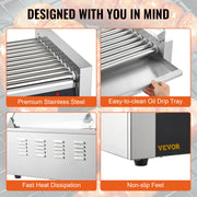 Charger l'image dans la visionneuse de galerie, Amocart 5/7/11 Rods Commercial Hot Dog Roller Electric Sausage Maker Barbecue Grill Machine for Camping Party Home Appliance
