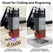 Load image into Gallery viewer, LASER TREE 4w 5W Laser Module 450nm Laser Head Blue Laser for Cnc Laser Engraving Cutting Machine WoodWorking DIY Tools

