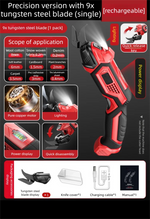 Cordless Electric Scissors 2 Blades Portable 4V Shears for Fabric Cloth Leather Cardboard Carpet DIY USB Cutting Tool 11000RPM