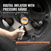 Load image into Gallery viewer, SucceBuy 12V Heavy Duty Air Compressor with Portable Tire Inflator Offroad Air Compressor Digital Pressure Gauge Tire Inflator
