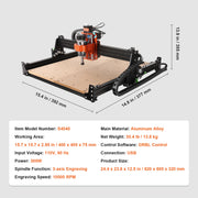 Load image into Gallery viewer, Amocart 3 Axis CNC Router Machine GRBL Control Wood Engraving Carving Milling Machine Kit for Wood Acrylic MDF PVC Plastic Foam
