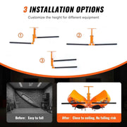 Load image into Gallery viewer, Amocart Kayak Ceiling Storage Rack Ceiling Storage Rack for 2 Kayak Canoe SUP Adjustable Height Overhead Kayak Holder Hanger
