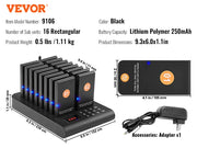 Load image into Gallery viewer, SucceBuy Restaurant Pager System Wireless Range Lineup Waiting Queue Signal Customer Calling Beepers with Vibration &amp;Flashing - AMOCART
