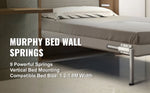Amocart DIY Murphy Bed Hardware Kit Vertical Mounting Wall Bed Spring Mechanism Heavy Duty King Queen Bed Support Hardware DIY