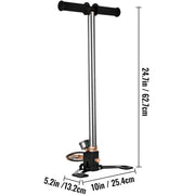 Load image into Gallery viewer, Amocart 3 Stage PCP Pump + Pressure Gauge 4500PSI Tire Kayak Ball Inflatable Air Gun Filling Stirrup High Pressure Hand Pump
