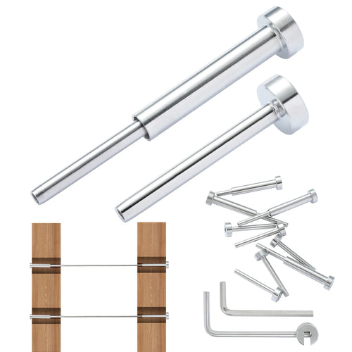 Amocart 20/30/40 Pack Invisible Cable Railing kit T316 Stainless Steel 1/8