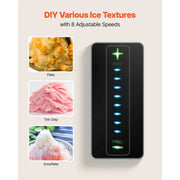 Load image into Gallery viewer, SucceBuy Snowflake Ice Machine 44/88/132/176LBS/24H Snowflake Ice Maker with Stainless Steel Blade Tank for Home Small Gathering
