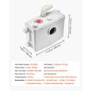 Load image into Gallery viewer, SucceBuy Macerator Pump 500W/700W/900W/1200W Waste Water Disposal Upflush Machine for Toilet, Basement, Shower, Laundry, Bathtub
