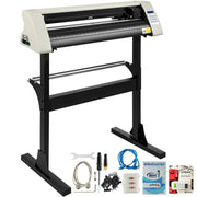 Charger l'image dans la visionneuse de galerie, SucceBuy Machine de découpe de vinyle/traceur 28 pouces avec 3 lames, écran LCD rétroéclairé et logiciel SIGNMASTER blanc
