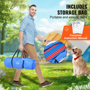 Load image into Gallery viewer, Amocart Dog Agility Training Equipment 4 PCS Set with Adjustable High Hurdles 6 Weave PolesJump Ring Square Pause Box Whistle
