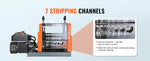 SucceBuy Electric Wire Stripping Machine 60W 1.5-25mm Visible Stripping Depth 6 Round+1 Flat Channels for Scrap Copper Recycling