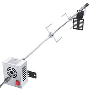 Load image into Gallery viewer, Amocart Universal Grill Rotisserie Kit for Grills, Electric BBQ Grill with 9W Motor Stainless Steel Automatic Grilling Kit
