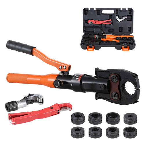 Amocart Copper Pipe Crimping Tool Hydraulic Driven Press Tool with 3/8