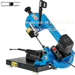 Customizable Bandsaw 1KW for Cutting Wood Glass Fiber Plastic Woodworking Blade Speed 40- Amocart BS-85 Benchtop Portable Metal