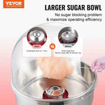 Amocart Electric Cotton Candy Machine Candy Floss Maker Commercial Cotton Candy Machine Stainless Steel Bowl and Sugar Scoop