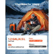 Load image into Gallery viewer, SucceBuy 8KW Diesel Heater DC 12/24V All in One Portable Diesel Air Heater with LCD Screen Low Noise,Car Heater for Trucks, Vans - AMOCART
