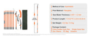 Bild in Galerie-Viewer laden, Amocart Manual Pole Saw Extendable Tree Pruner  Steel Blade for Branches Trimming with Lightweight Aluminum Alloy Handle
