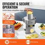 Amocart Electric Vegetable Slicer 4 in 1 Multifunctional Food Cutter Vegetable Chopper for Slicing Shredding Dicing Slitting