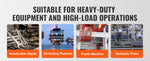 SucceBuy 10000PSI Air Hydraulic Pump 0.42 Gal Reservoir Treadle Foot Pump Automobile Repair Frame Machine & Hydraulic Press