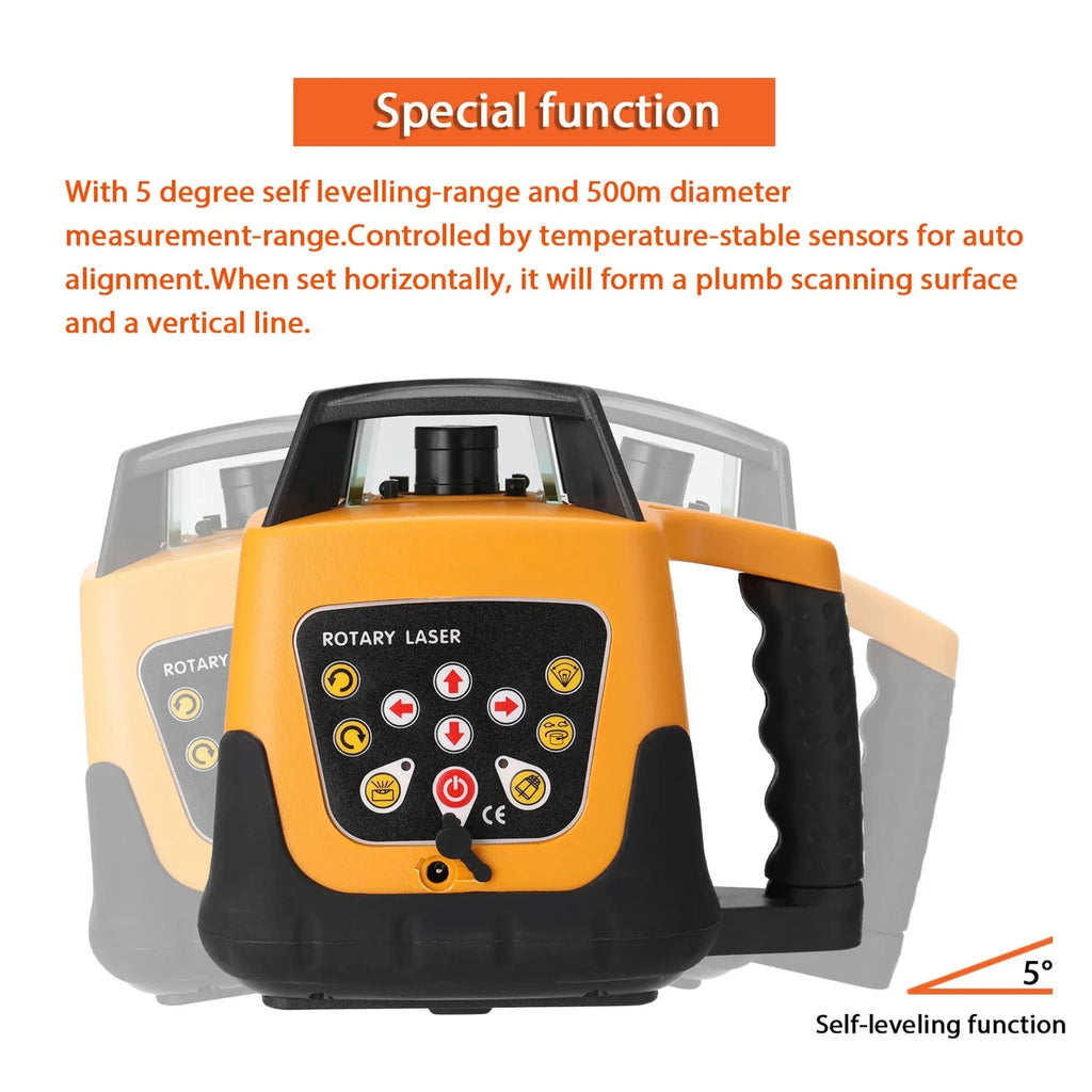 Laser construction level 500m Automatic Rotary Rotating Line Laser Level Self-Leveling Tool