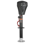 Amocart 5000Lbs Electric Trailer Jack RVs Power Tongue Jack with 2 Way Connector & Crank Handle 10"-28.3" Lift for Camper