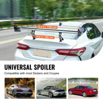 Amocart GT Wing Car Spoiler 53.1 inch Universal Spoiler with Double Deck Car Rear Spoiler Wing, Racing Spoiler BGW/JDM Drift