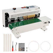 Charger l'image dans la visionneuse de galerie, Amocart Horizontal Bag Band Sealing Machine Continuous Band Sealer Machine Carbon Steel for 0.02-0.8 mm Plastic Bags Films
