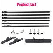 Bild in Galerie-Viewer laden, Double-Crossbar Backdrop Background Stand Frame Support System For Photography Photo Studio Video Muslin Green Screen
