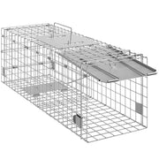 Load image into Gallery viewer, Live Animal Cage Trap Humane Cat Rodent Control Folding with Handle for Rabbits Stray Cats Squirrels Raccoons Groundhog
