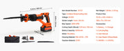 Bild in Galerie-Viewer laden, SucceBuy Corded Reciprocating Saw 120 Volt 7.5 Amp 2800 SPM Variable Speed, 1-1/8 inch Stroke Length Electric Reciprocating Saw
