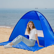 Load image into Gallery viewer, PAKICETUS Lightweight Pop Up Beach Tent with Carry Bag, Quick Setup Sun Shade Shelter Portable Outdoor Cabana Tent for Beach Vacation Outdoor Travel Lovers
