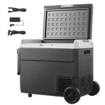 Amocart 12 Volt Car Refrigerator 60L/78L Car Fridge Portable Electric Cooler with Wheels and Handle for Outdoor Camping Travel