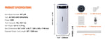 Amocart Humidifier for Home Large Room Commercial Humidifier for Whole House 16L Water Tank 12h Timer Auto Shut-Off Greenhouse