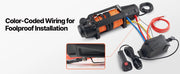 Load image into Gallery viewer, Amocart 10000/12000/13500 lbs Electric Winch 12V DC Truck Car Winch with 90 ft Synthetic Rope for Towing Off-Road SUV Jeep
