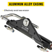 Charger l'image dans la visionneuse de galerie, Amocart Hydraulic Steering Cylinder 150HP HC4645H Front Mount Hydraulic Outboard Marine Steering Cylinder Fit for Boat Steering
