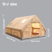 Load image into Gallery viewer, PAKICETUS Inflatable camping tent 4-8 people with windows portable water-resistant camping tent  Four season tents

