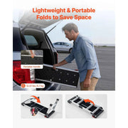 Load image into Gallery viewer, Amocart 500lbs Folding Work Platform 35.8x12.2in Aluminum Step Stool 16.5in Height with Locks for Painting &amp; Maintenance &amp; Home
