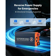 Load image into Gallery viewer, Amocart DC to DC Battery Charger 520W 40A Alternator Charger Fits LiFePO4 Lead-Acid AGM GEL Batteries 12V/24V-12V/24V for RV
