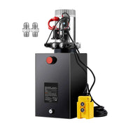 Load image into Gallery viewer, Amocart Hydraulic Pump 15Quart Hydraulic Power Unit Double Acting Dump Trailer Pump 3200 PSI Max Relief Pressure Hydraulic Pump
