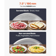 Load image into Gallery viewer, Amocart Meat Slicer Electric Deli Food Slicer Meat Cutter with two Premium SUS420 Blades for Meat Cheese Home Use
