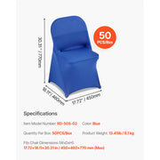 Load image into Gallery viewer, Amocart 50 Pcs Purple Chair Covers Polyester Spandex Chair Cover Stretch Slipcovers for Wedding Party Flat-Front Chair Covers

