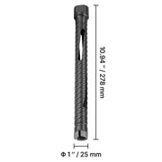 Bild in Galerie-Viewer laden, SucceBuy Core Drill Bit Internal Thread Diamond Dry Coring Bit w 3 Adapters Pilot Drill and Hex Wrench for Concrete Red Bricks
