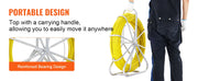 Charger l'image dans la visionneuse de galerie, Amocart Fish Tape Fiberglass 425/492/600/656 ft Duct Rodder Fishtape Wire Puller Fishing Tools for Walls and Electrical Conduit
